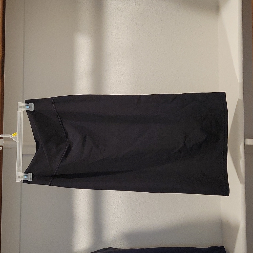 Black Reve Crossover Pencil Skirt